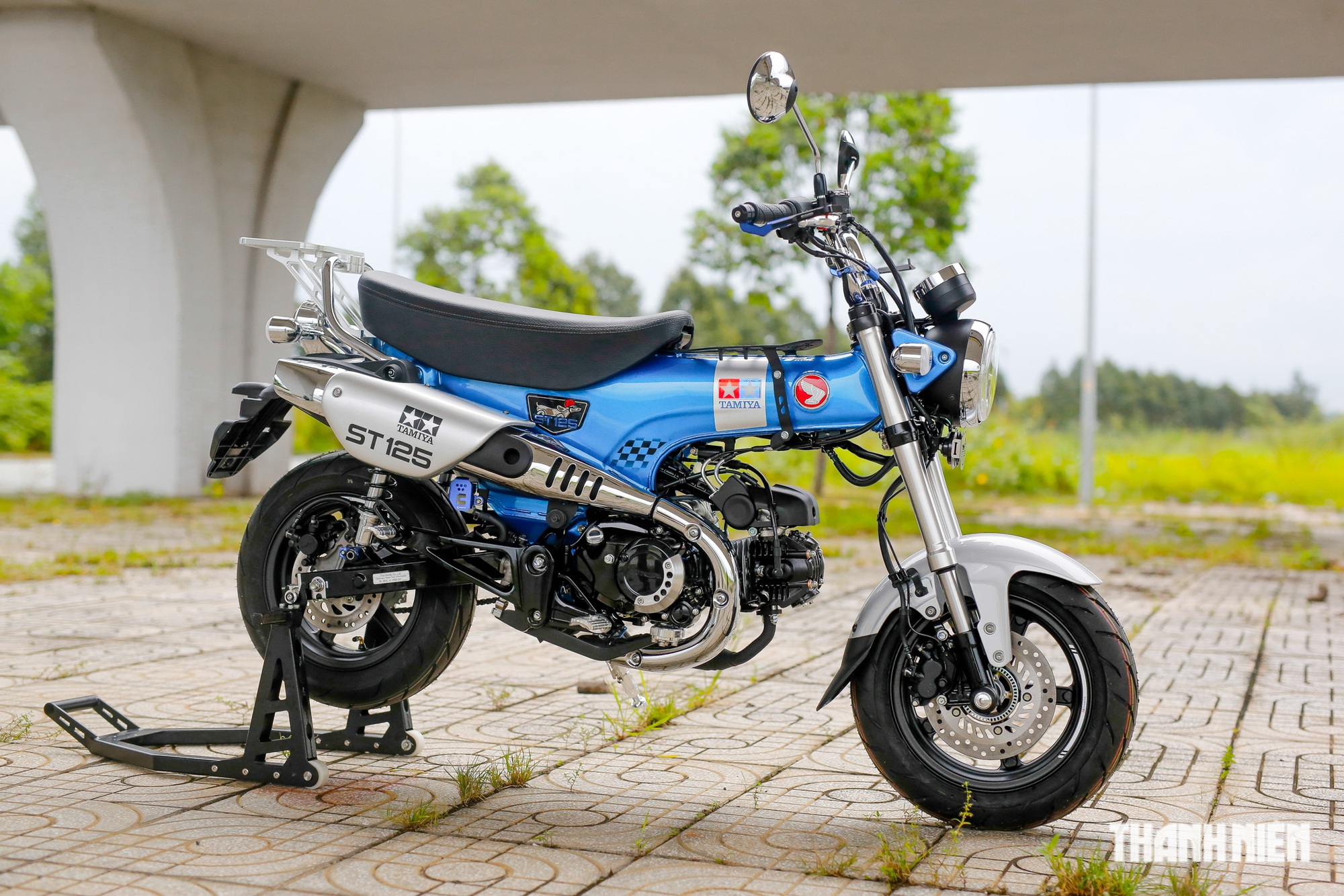 Ngắm Honda Dax Tamiya với gói 'đồ chơi' đắt tiền tại Việt Nam   - Ảnh 1.