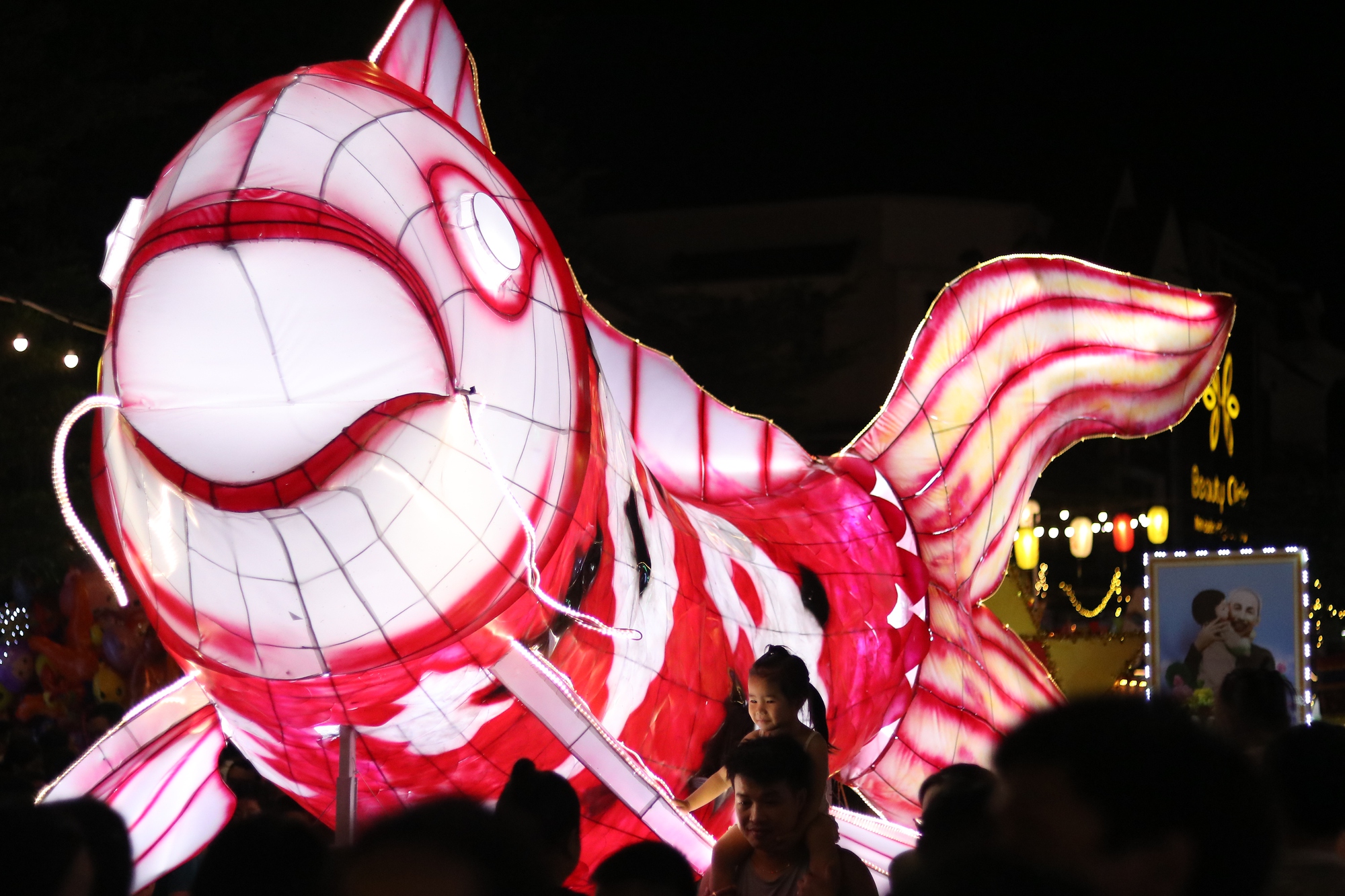 Hàng nghìn người dân tham gia lễ hội 'Thành Sen rước đèn Trung thu' - Ảnh 8.