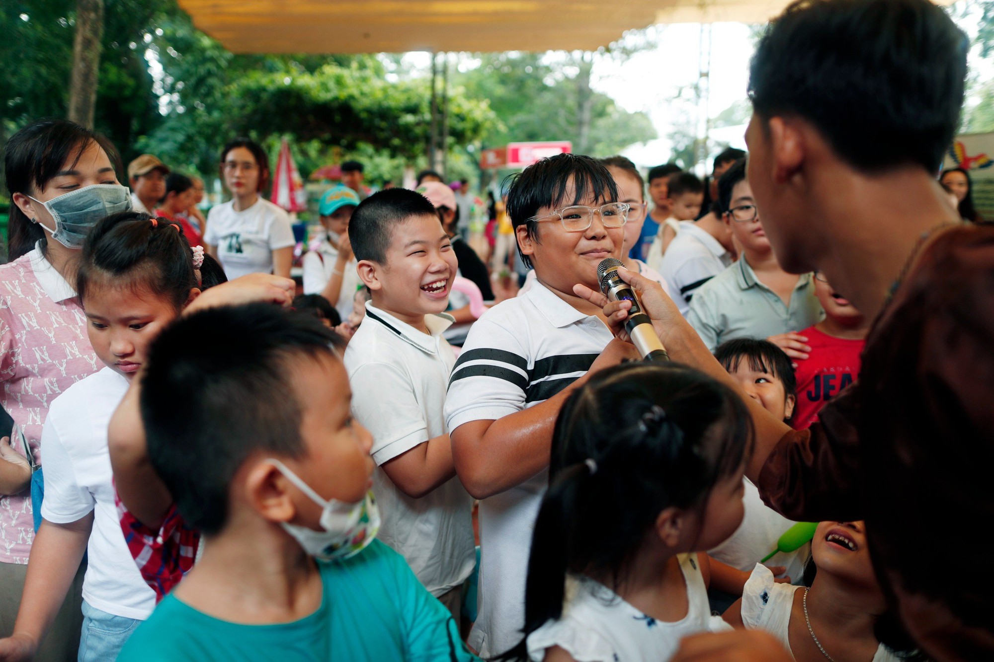 Các em nhỏ háo hức 'vui hội trung thu' ở Thảo Cầm Viên Sài Gòn - Ảnh 3.