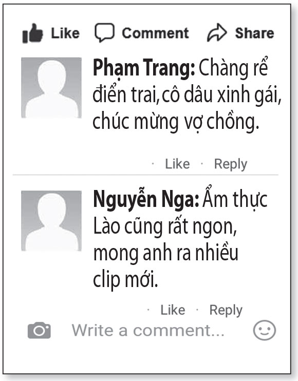 Lan tỏa trên mạng xã hội: Chàng rể Lào mê Việt Nam  - Ảnh 3.