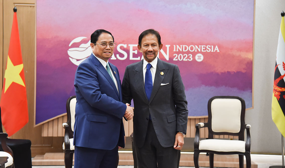 Thủ tướng Phạm Minh Chính gặp Thủ tướng Trung Quốc Lý Cường tại Jakarta - Ảnh 3.