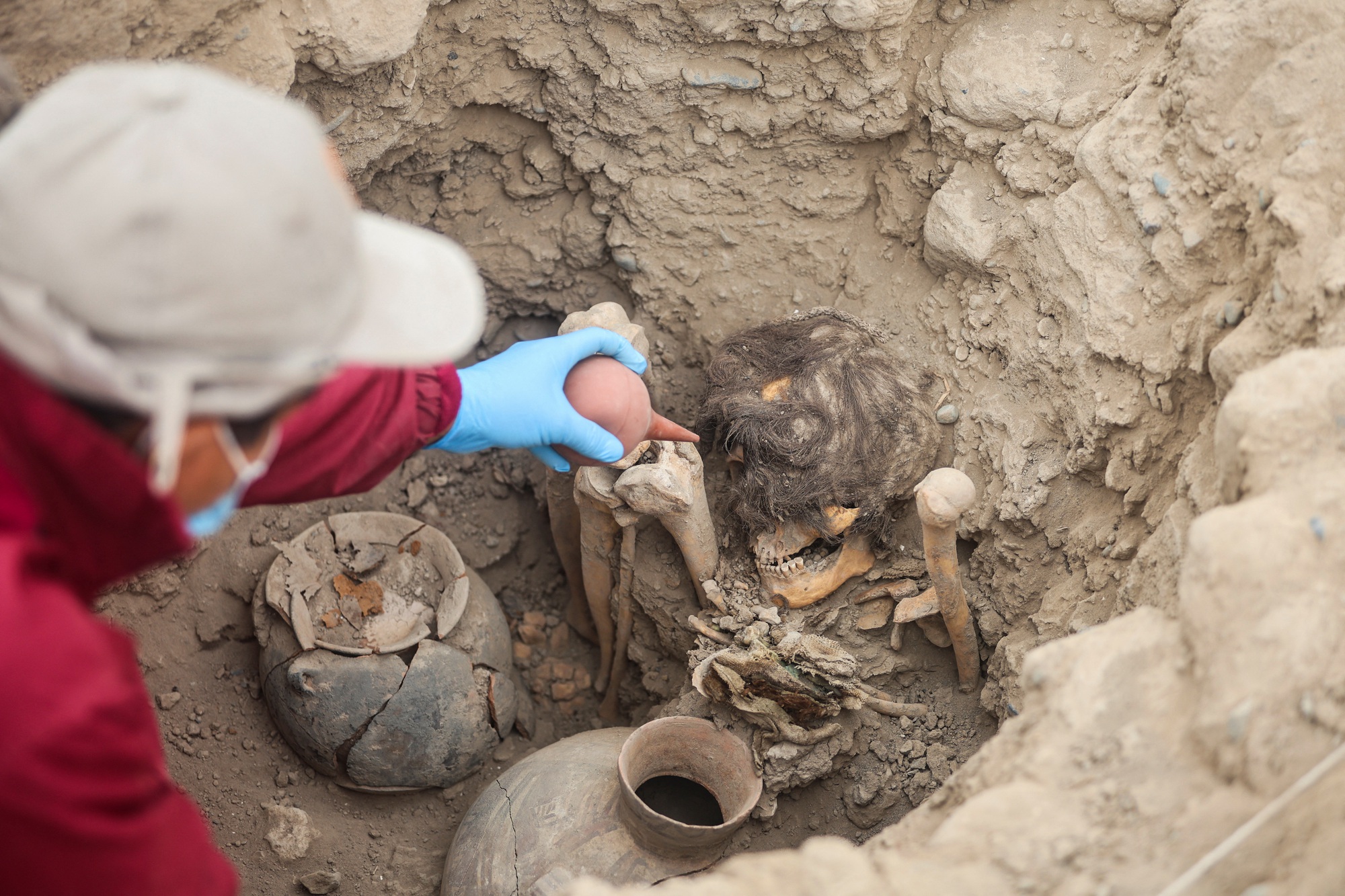 Phát hiện xác ướp 1.000 năm tuổi ở Peru - Ảnh 1.