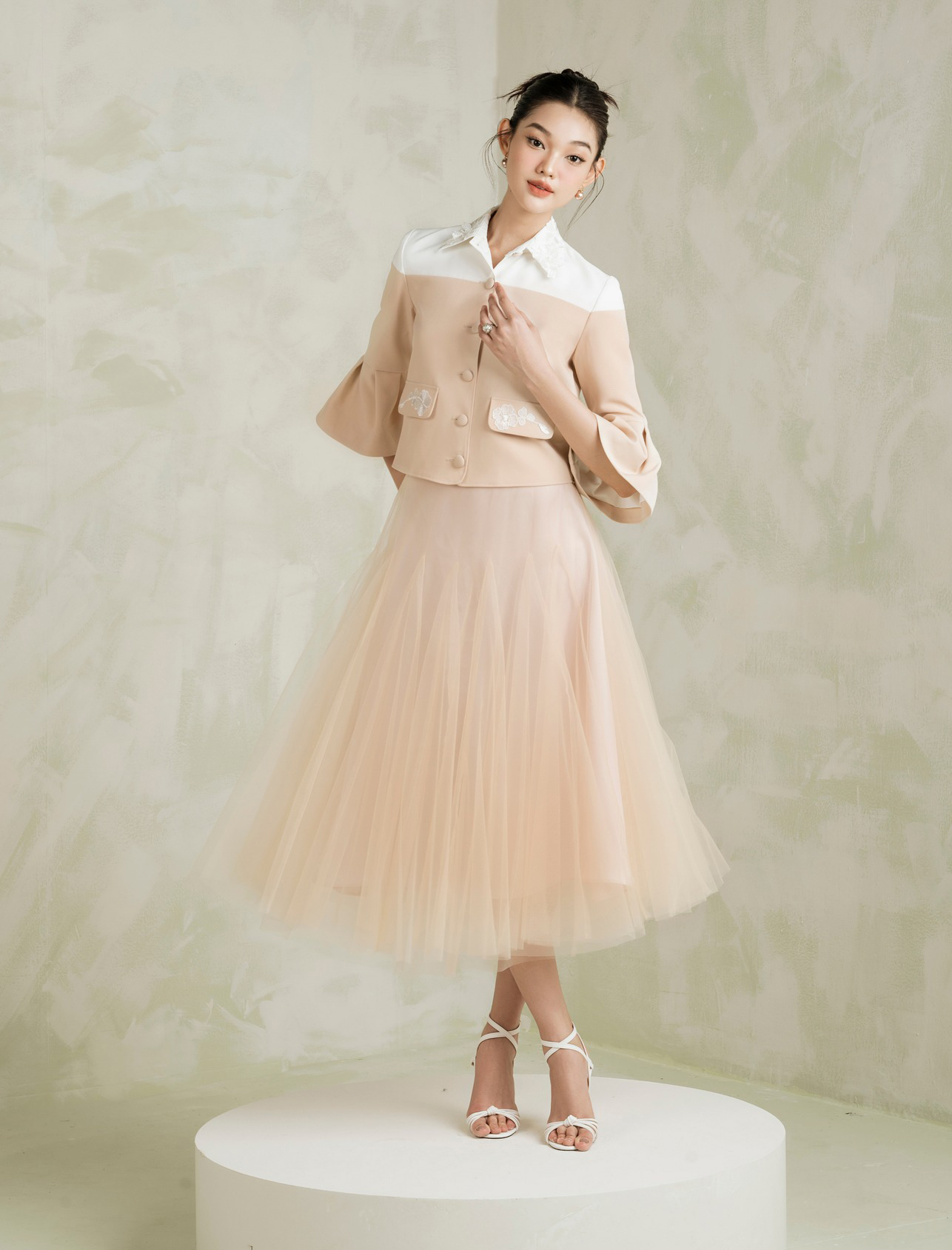 Chân váy xòe bồng hồng PASTEL | My Way Fashion || Thời trang thiết kế cao  cấp