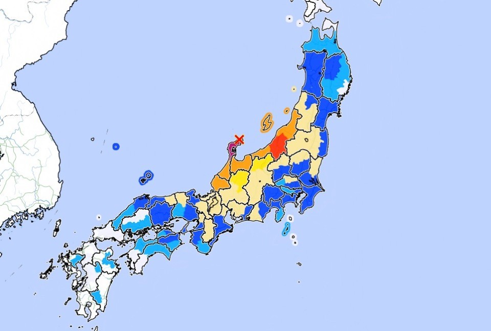Động đất 7,4 độ Richter, cảnh báo sóng thần cao 5 m tại Nhật Bản