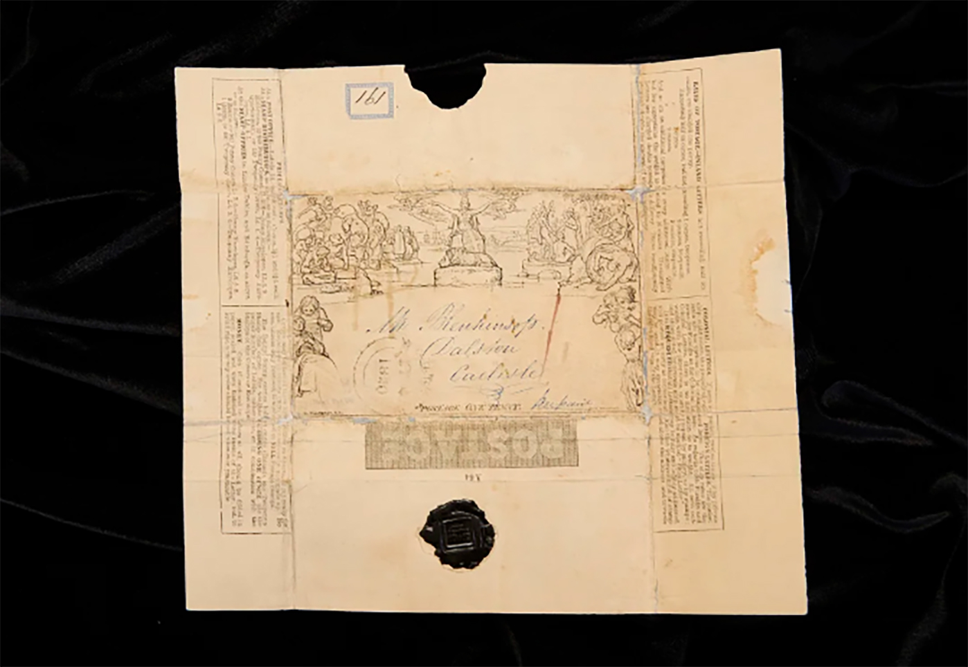 ڈاک ٹکٹ کے ذریعے بھیجے گئے دنیا کے پہلے خط کی قیمت تقریباً 2.5 ملین امریکی ڈالر ہے - تصویر 2۔ Bức thư đầu tiên trên thế giới được gửi bằng tem có giá khoảng 2,5 triệu USD- Ảnh 2.