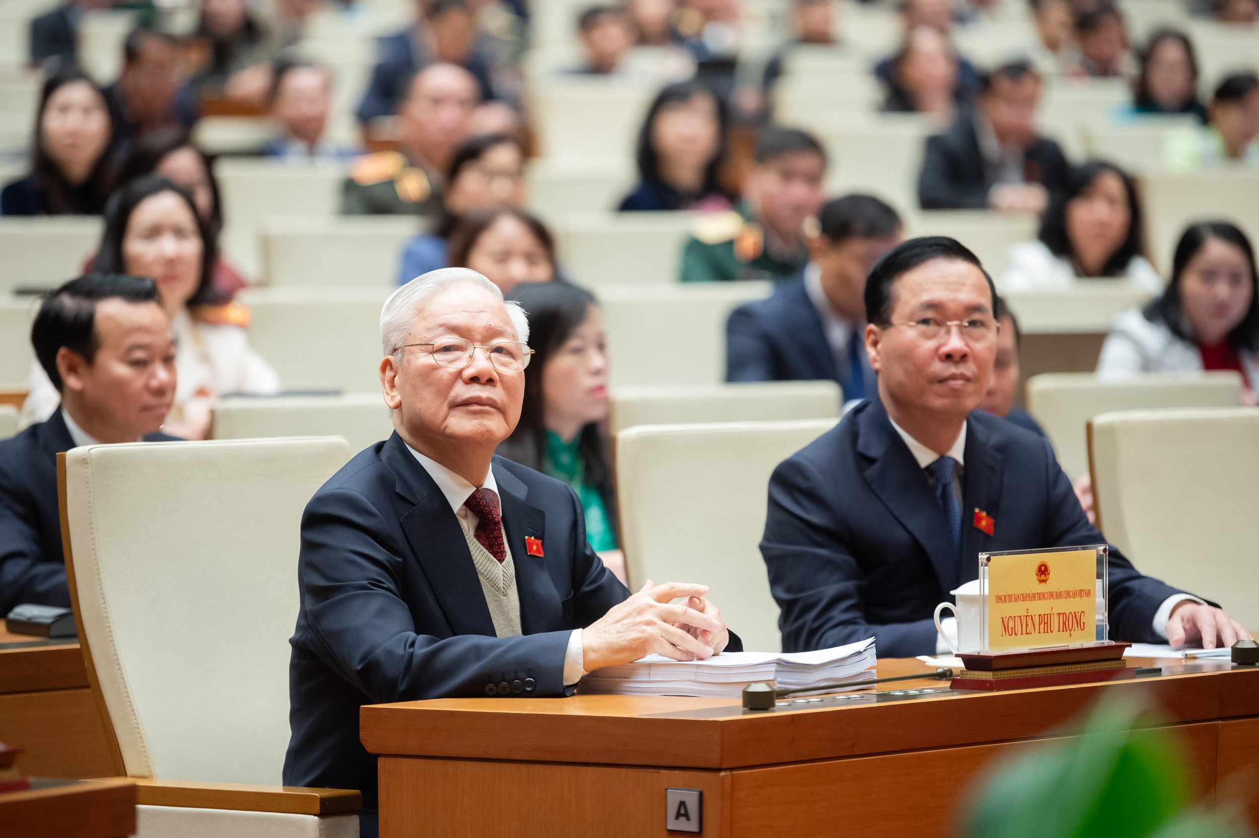 Tổng Bí thư Nguyễn Phú Trọng dự khai mạc kỳ họp bất thường thứ 5- Ảnh 2.