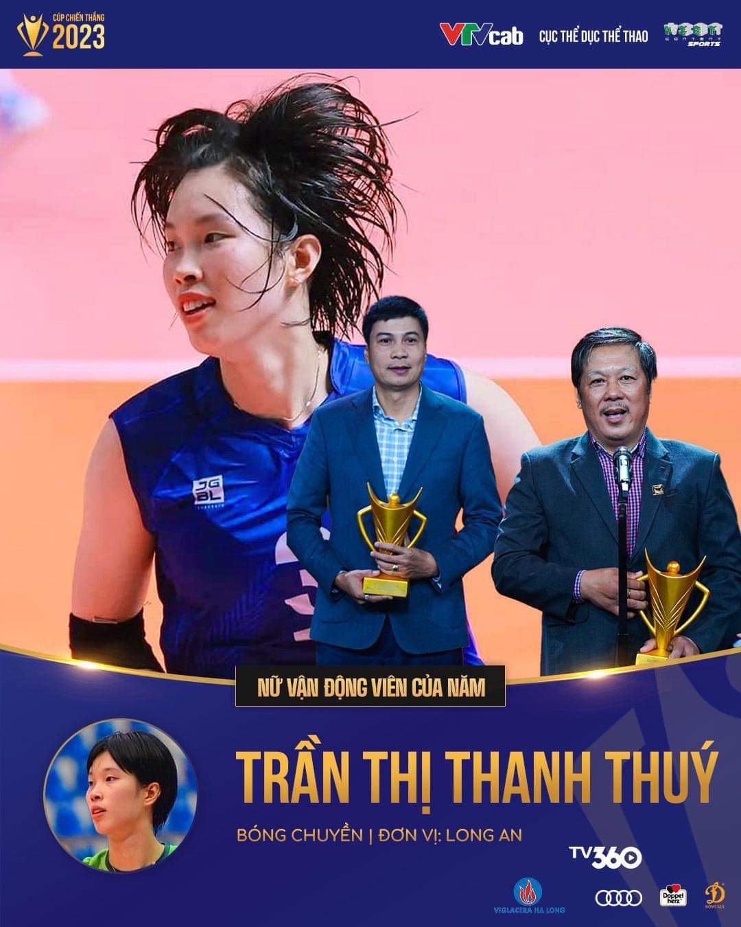 Quang Huy và Thanh Thúy được vinh danh ở Cúp chiến thắng 2023- Ảnh 3.