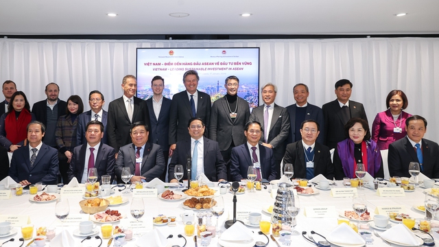 Thủ tướng chủ trì tọa đàm 'Việt Nam - Điểm đến hàng đầu ASEAN về đầu tư bền vững'- Ảnh 10.