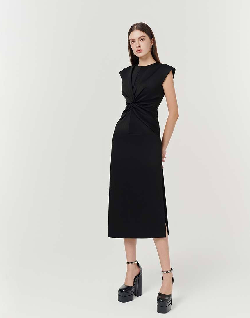 Theo đuổi phong cách tối giản với váy dáng dài màu đen, trắng- Ảnh 9.