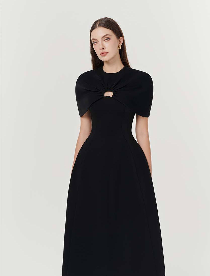 Theo đuổi phong cách tối giản với váy dáng dài màu đen, trắng- Ảnh 8.