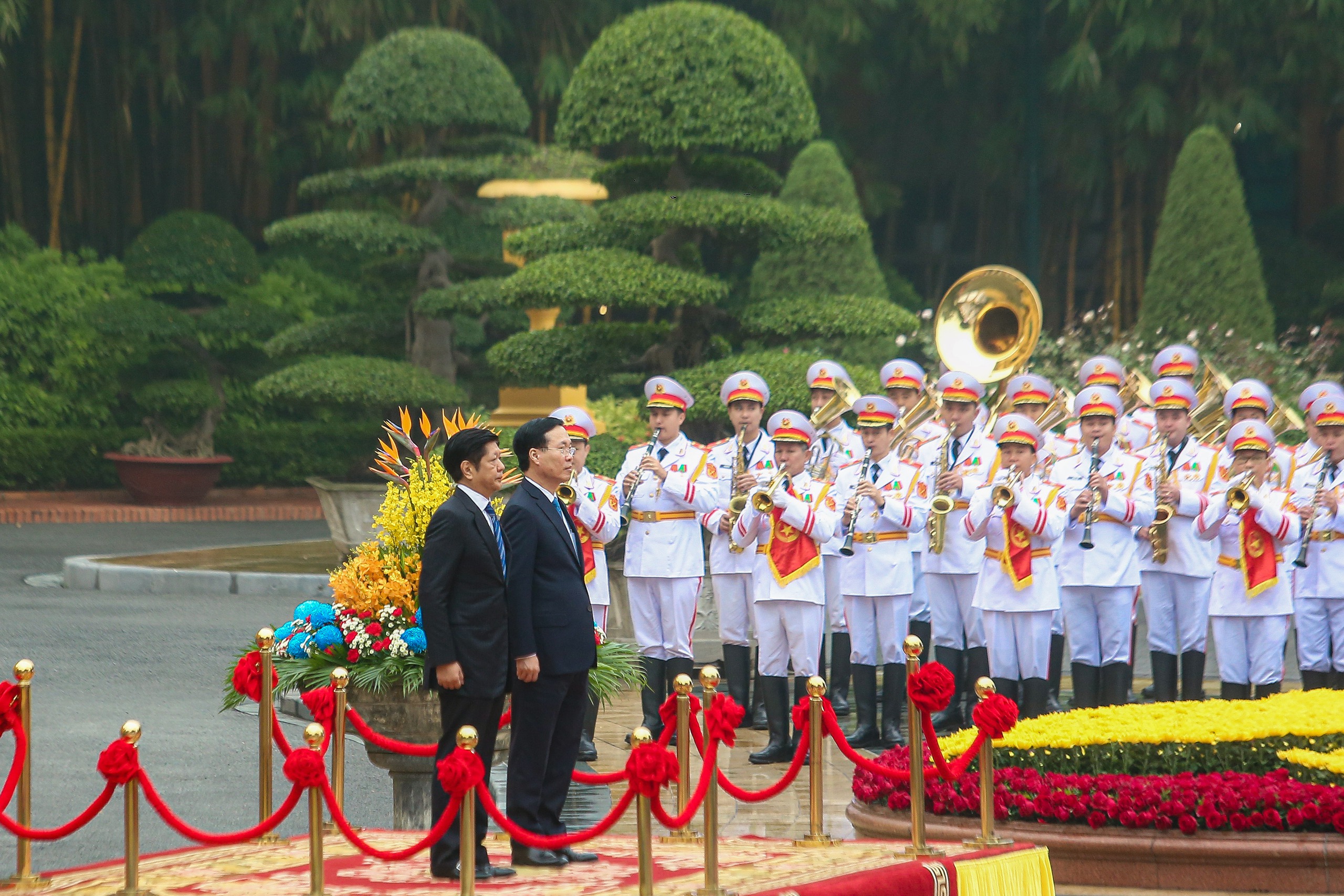 Lễ đón chính thức Tổng thống Philippines thăm cấp nhà nước đến Việt Nam- Ảnh 1.