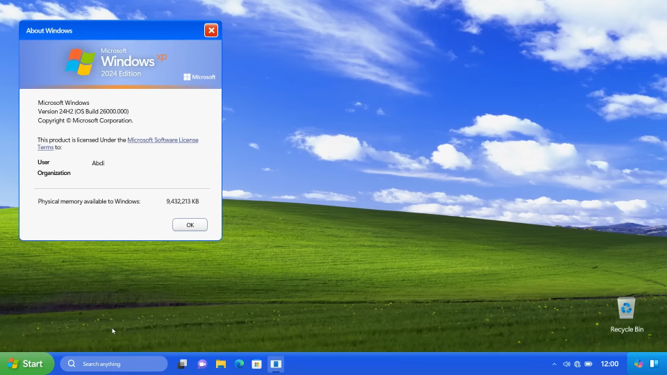 Ý tưởng Windows 11 khoác áo Windows XP- Ảnh 4.