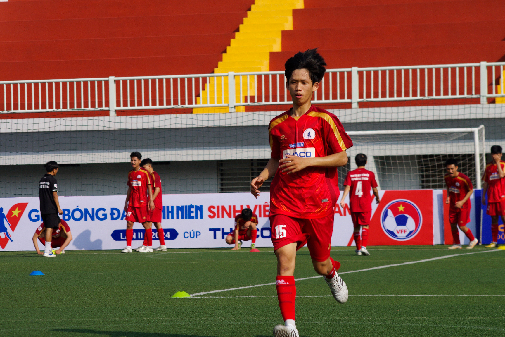 Giải TNSV THACO Cup 2024 là cơ hội để Trường ĐH KHTN (ĐH Quốc gia TP.HCM) phát triển bóng đá sân 11