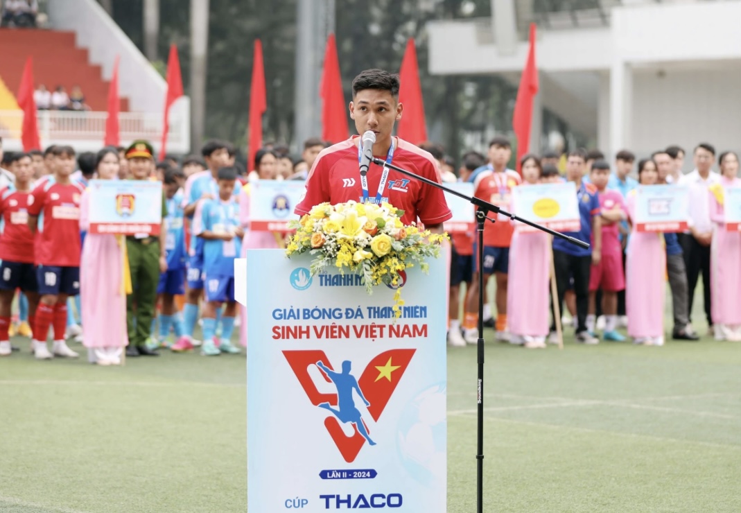 Khai mạc giải bóng đá Thanh Niên sinh viên VN lần II - 2024 Cúp THACO- Ảnh 4.