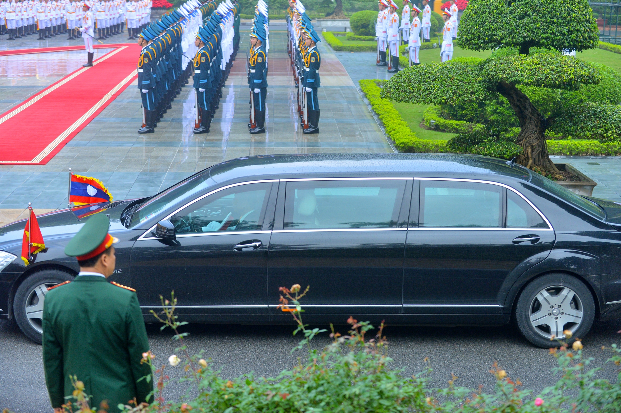 Thủ tướng Phạm Minh Chính chủ trì lễ đón Thủ tướng Lào thăm chính thức Việt Nam- Ảnh 1.