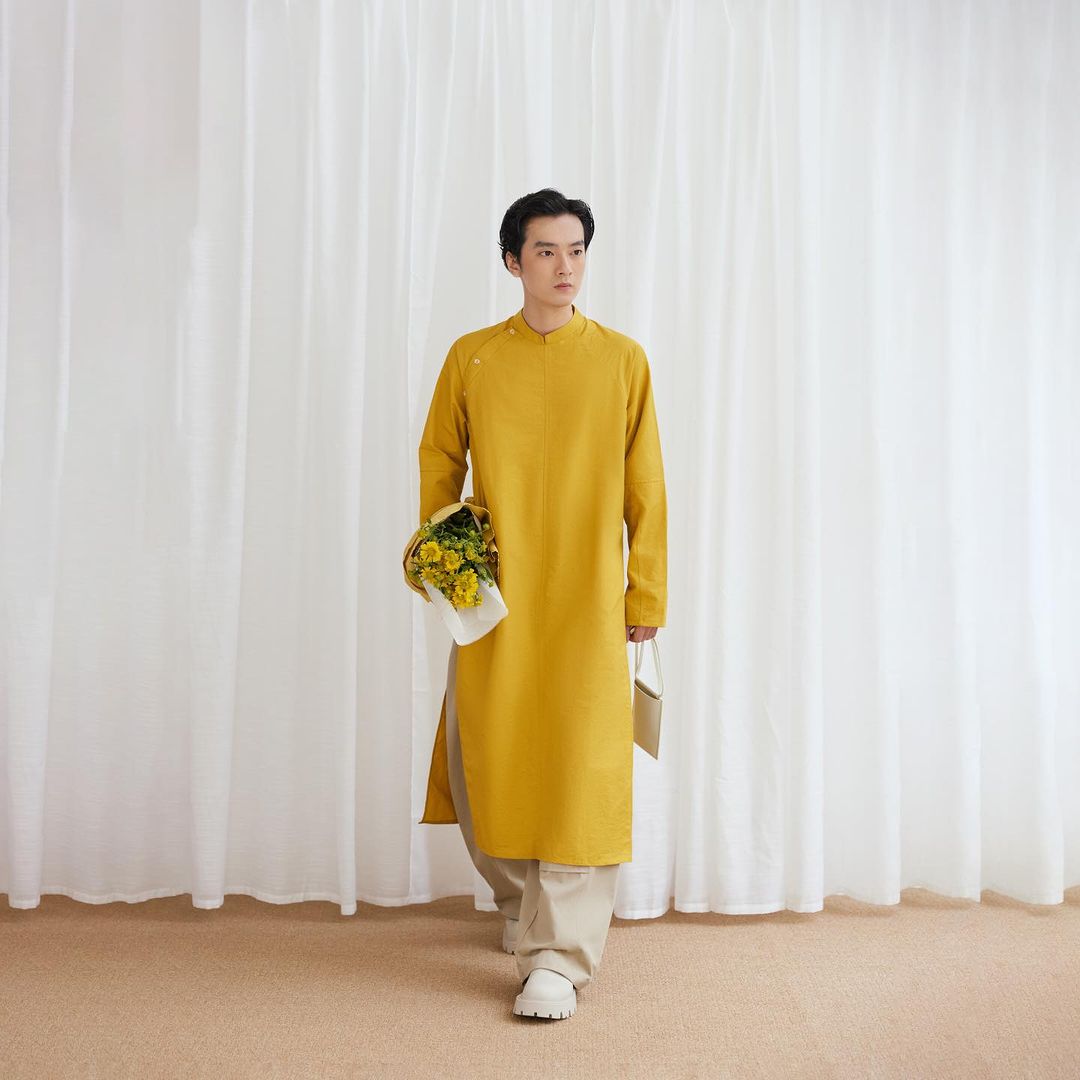 CAOSTU - LOP LANG AO DAI FOR MEN