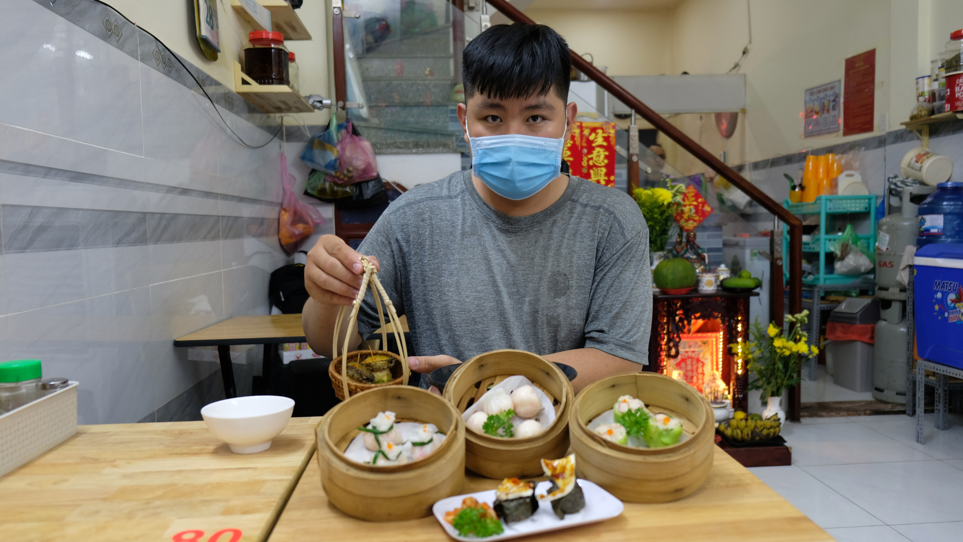 Làm dimsum bằng chiếc cân tay dùng để cân vàng của người Tiều- Ảnh 5.