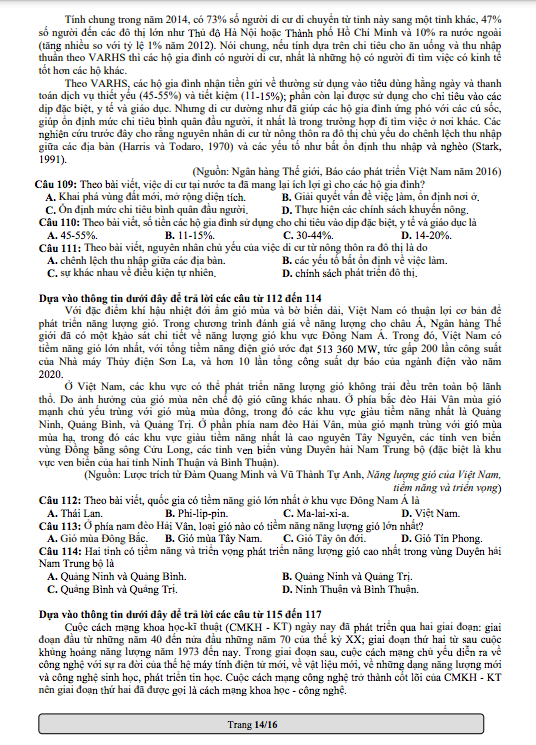 Đề minh họa kỳ thi đánh giá năng lực ĐH Quốc gia TP.HCM năm 2024- Ảnh 16.