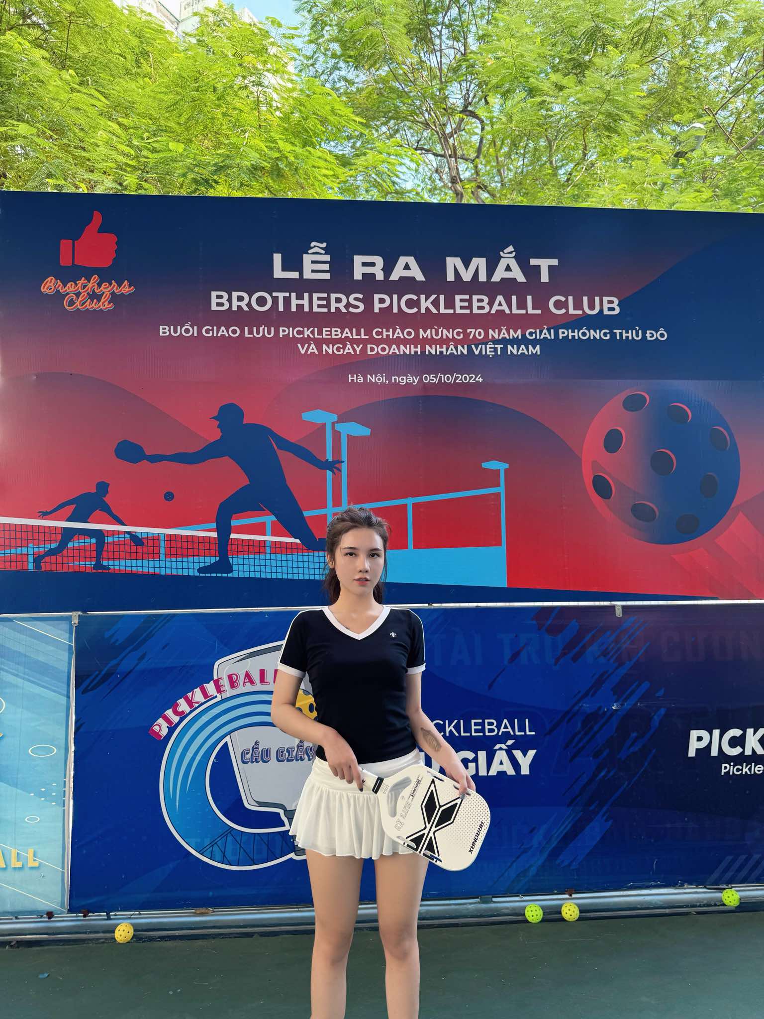 Cô gái bị tung ảnh 'mặc thiếu vải' chơi pickleball lên tiếng: Tôi nhờ pháp luật xử lý- Ảnh 2.