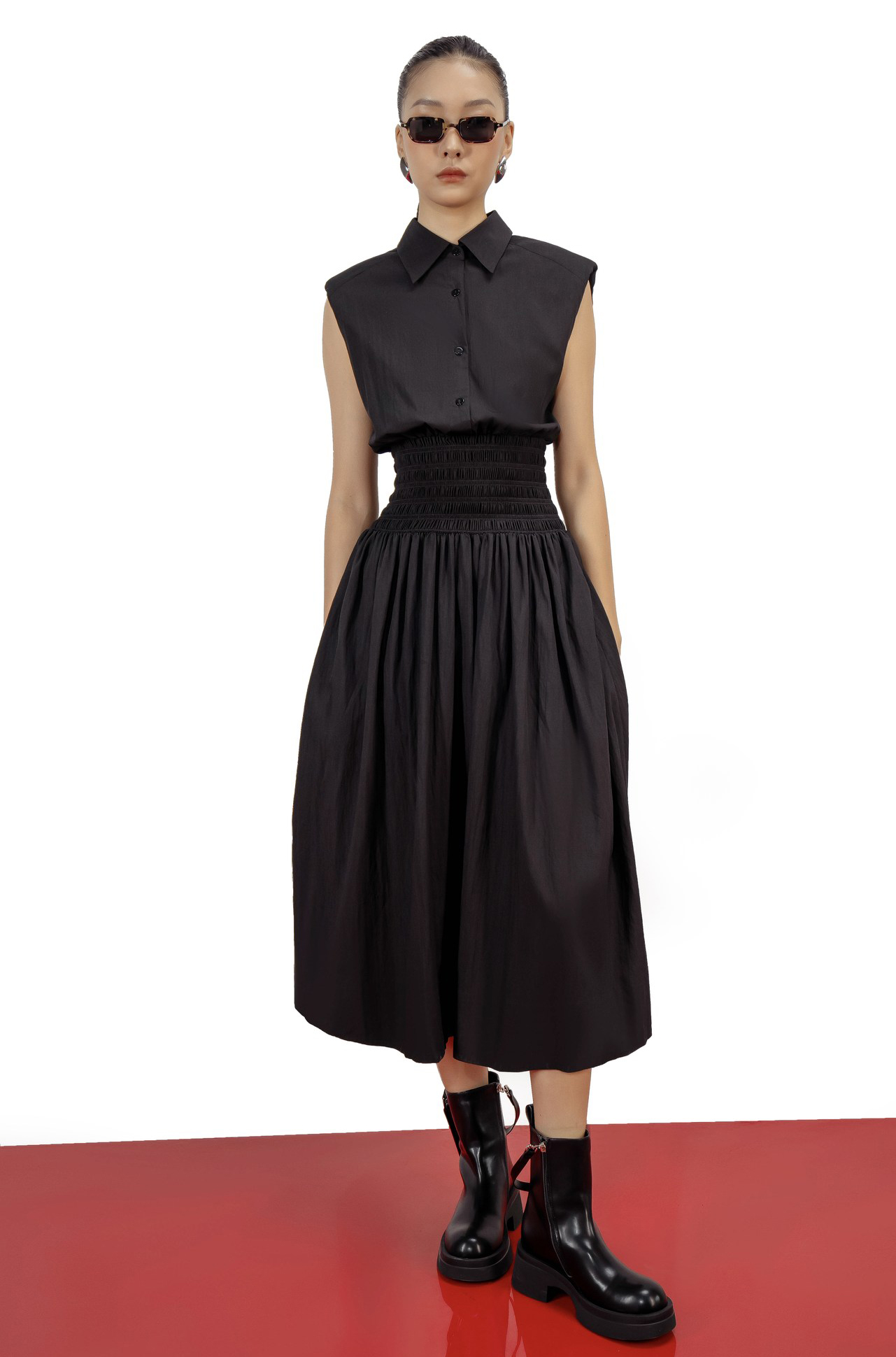 با سبک باکلاس ست ست هماهنگ از پاییز لذت ببرید - عکس ۵. Tận hưởng mùa thu cùng phong thái sang chảnh đặc trưng của set đồng bộ- Ảnh 5.