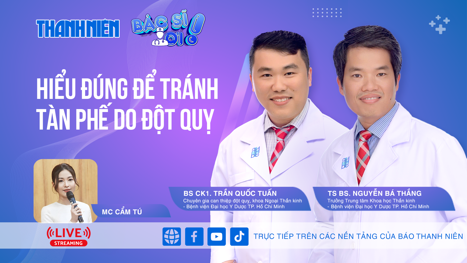 Bác sĩ ơi: Hiểu đúng để tránh tàn phế do đột quỵ- Ảnh 1.