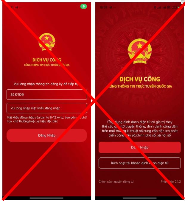 Cảnh giác lừa đảo trực tuyến bằng ứng dụng giả mạo định danh công dân- Ảnh 2.
