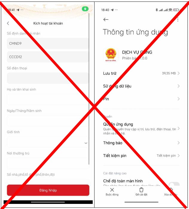 Cảnh giác lừa đảo trực tuyến bằng ứng dụng giả mạo định danh công dân- Ảnh 3.