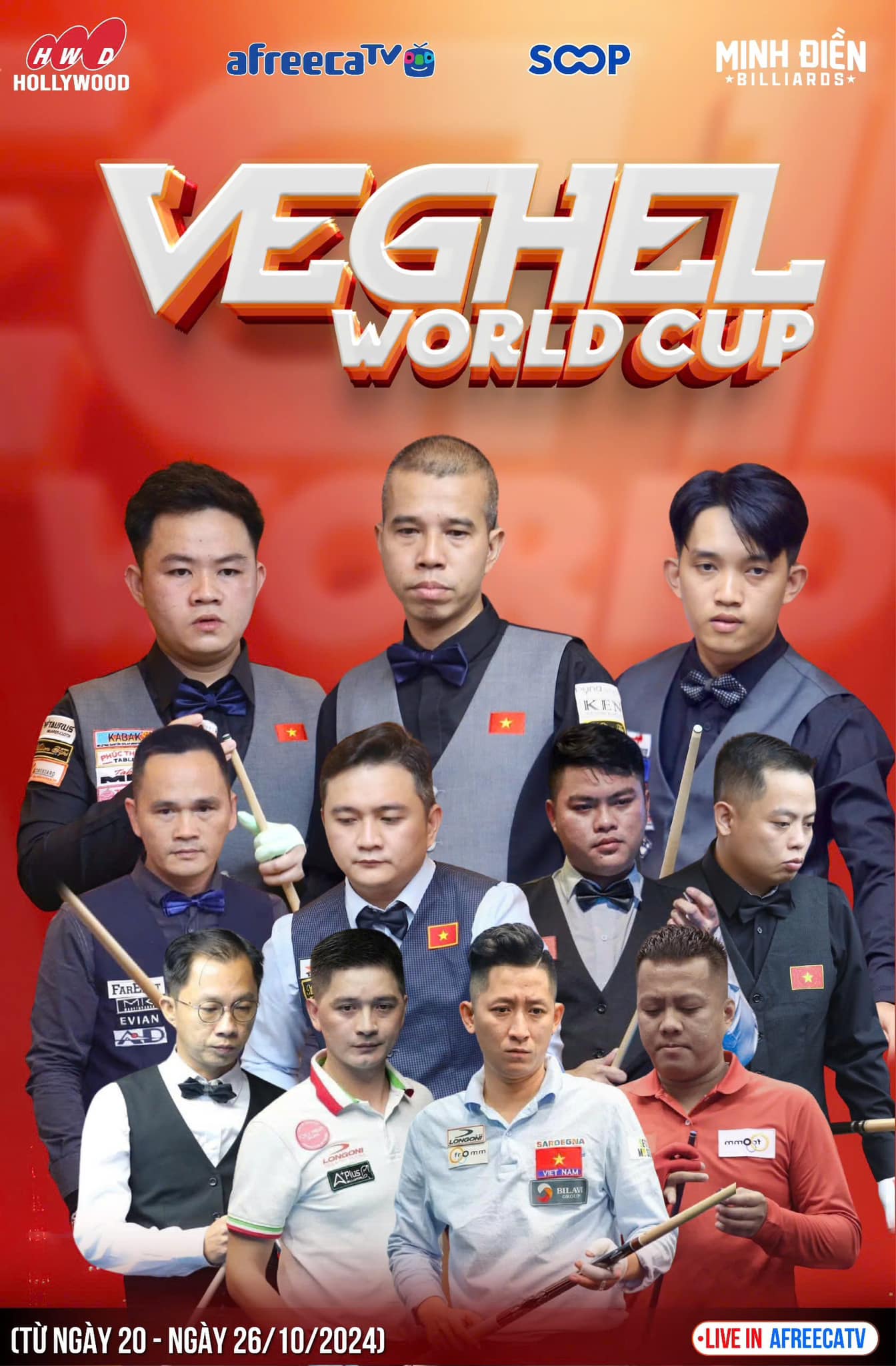 Billiards: Trần Quyết Chiến dẫn đầu đội hình hùng hậu dự World Cup Hà Lan- Ảnh 2.