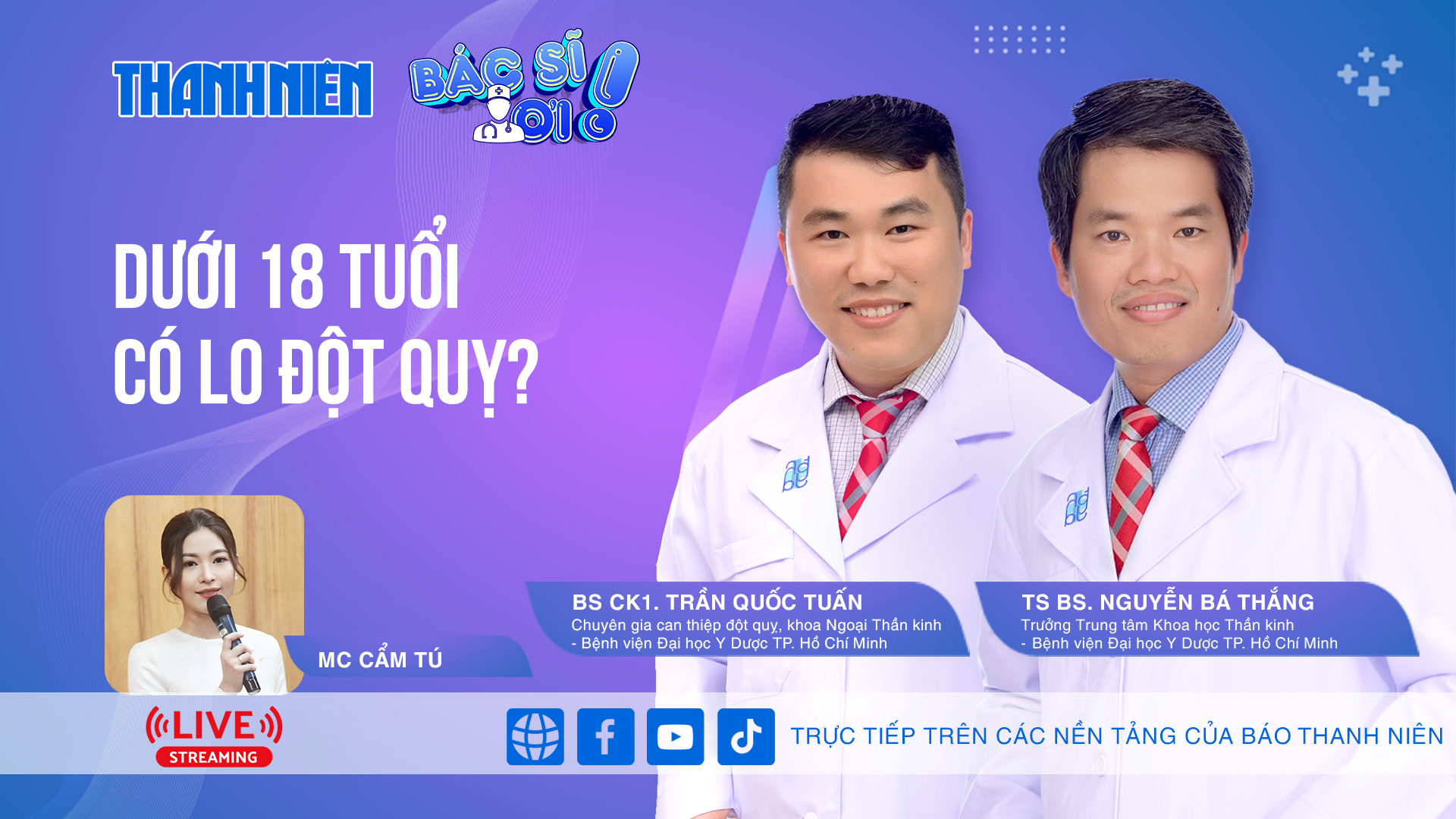 Đột quỵ không chừa người trẻ- Ảnh 1.