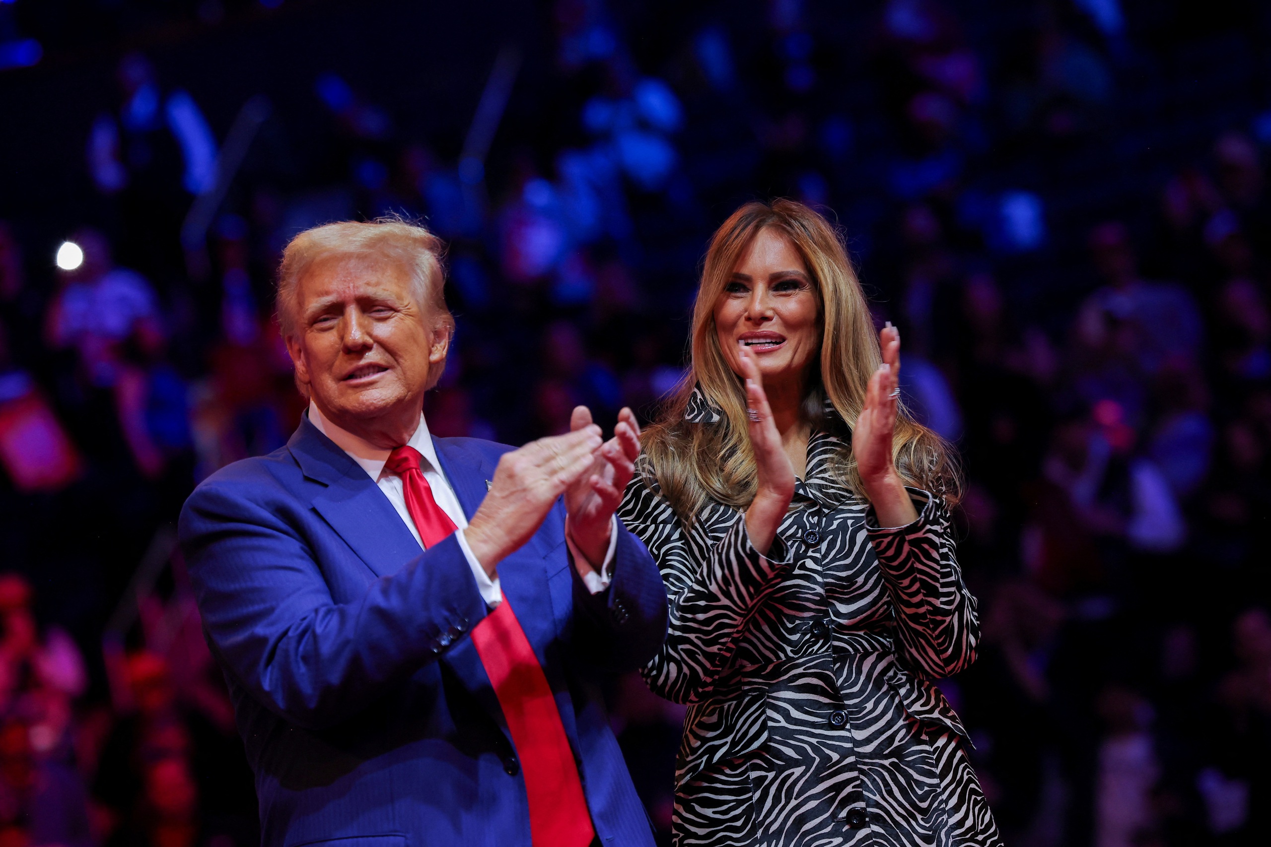 Phu nhân bất ngờ xuất hiện, phát biểu tại sự kiện của ông Trump