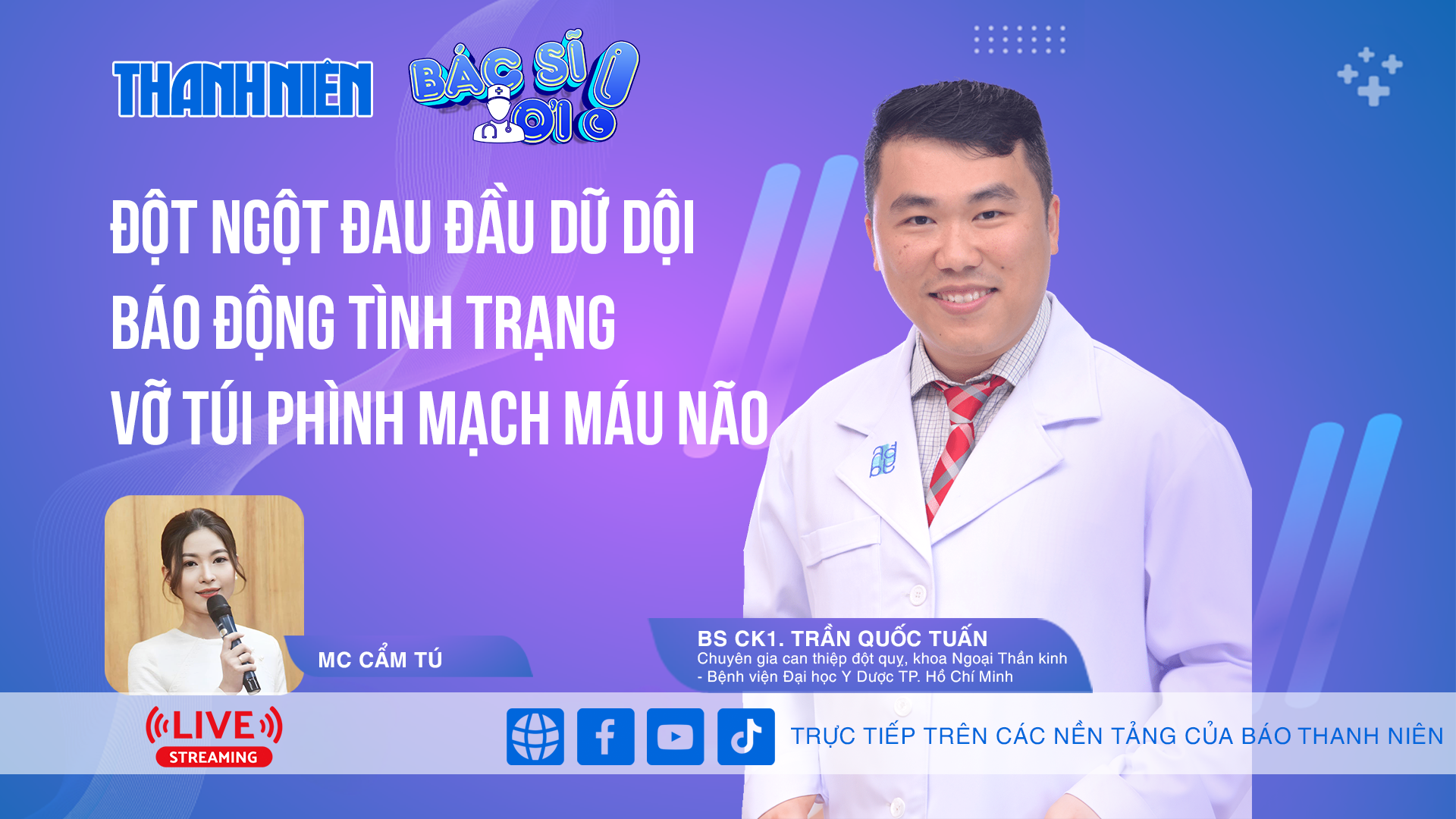 Đột ngột đau đầu dữ dội, báo động vỡ túi phình mạch máu não- Ảnh 1.