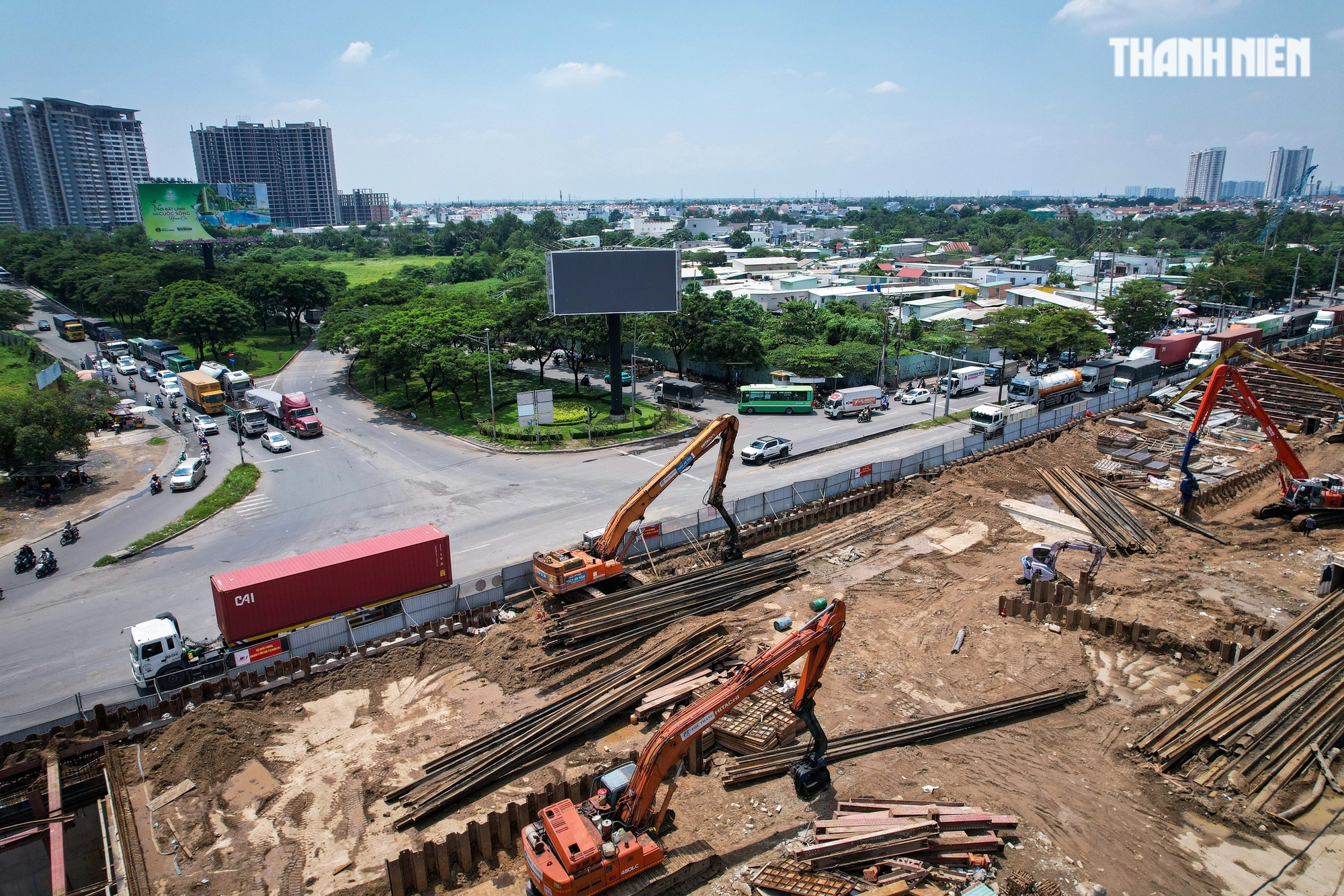 Cận cảnh hầm chui tại nút giao thông Nguyễn Văn Linh - Nguyễn Hữu Thọ- Ảnh 7.