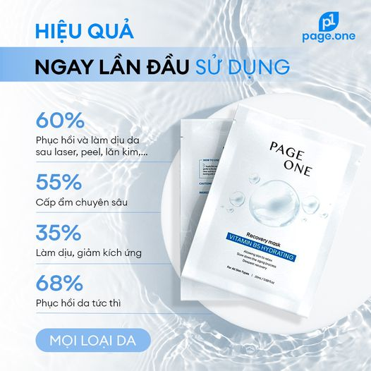 Review mặt nạ PageOne Vitamin B5 Hydrating Recovery Mask có cấp ẩm, làm dịu da tức thì?- Ảnh 1.