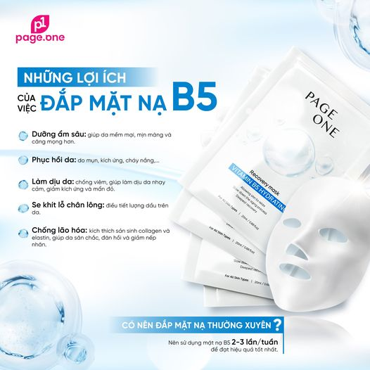 Review mặt nạ PageOne Vitamin B5 Hydrating Recovery Mask có cấp ẩm, làm dịu da tức thì?- Ảnh 3.