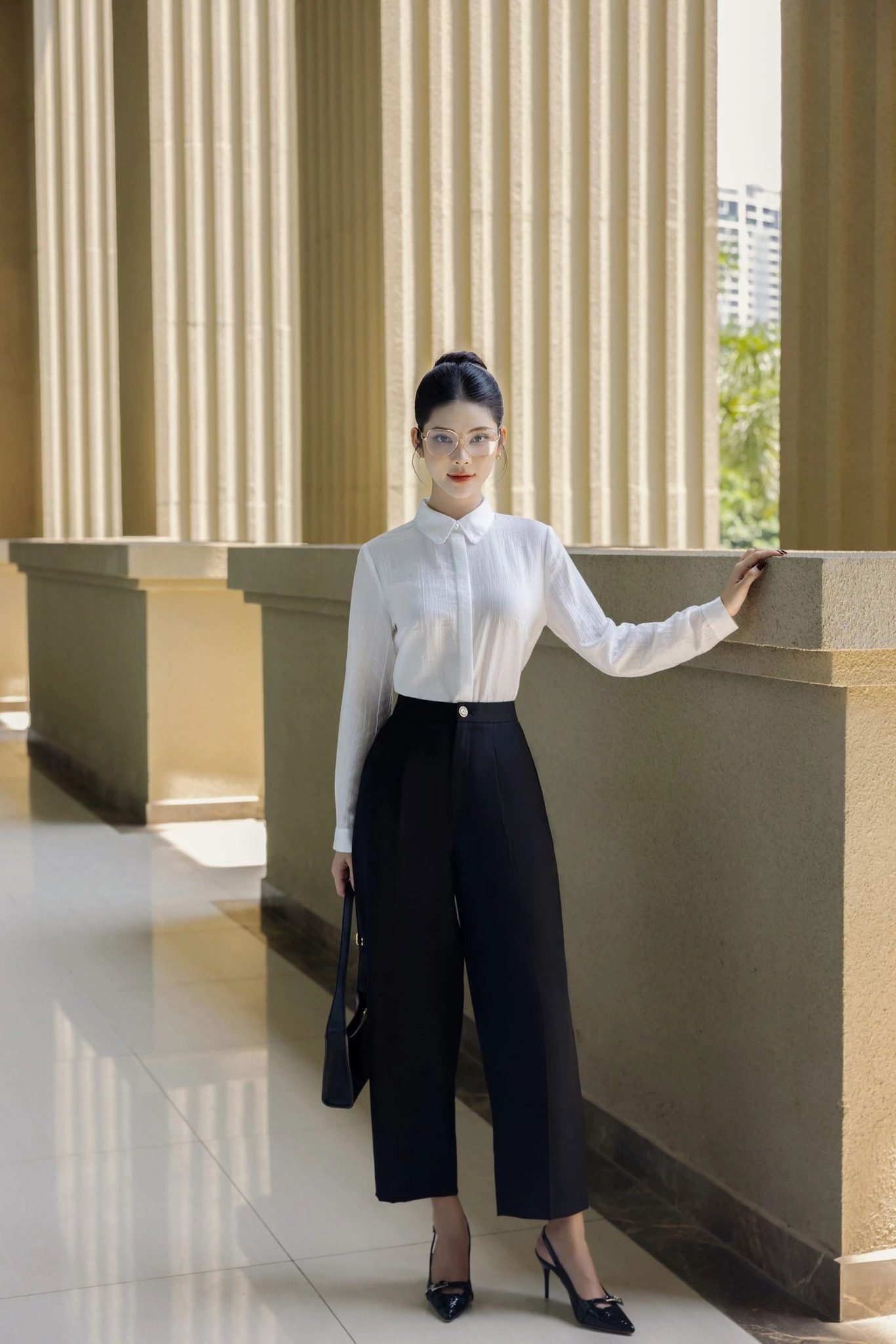 Προτεινόμενοι συνδυασμοί με παντελόνια για μεγιστοποίηση του σχήματος του σώματος - Φωτογραφία 3. Gợi ý những bản phối với quần âu giúp tôn dáng tối đa- Ảnh 3.