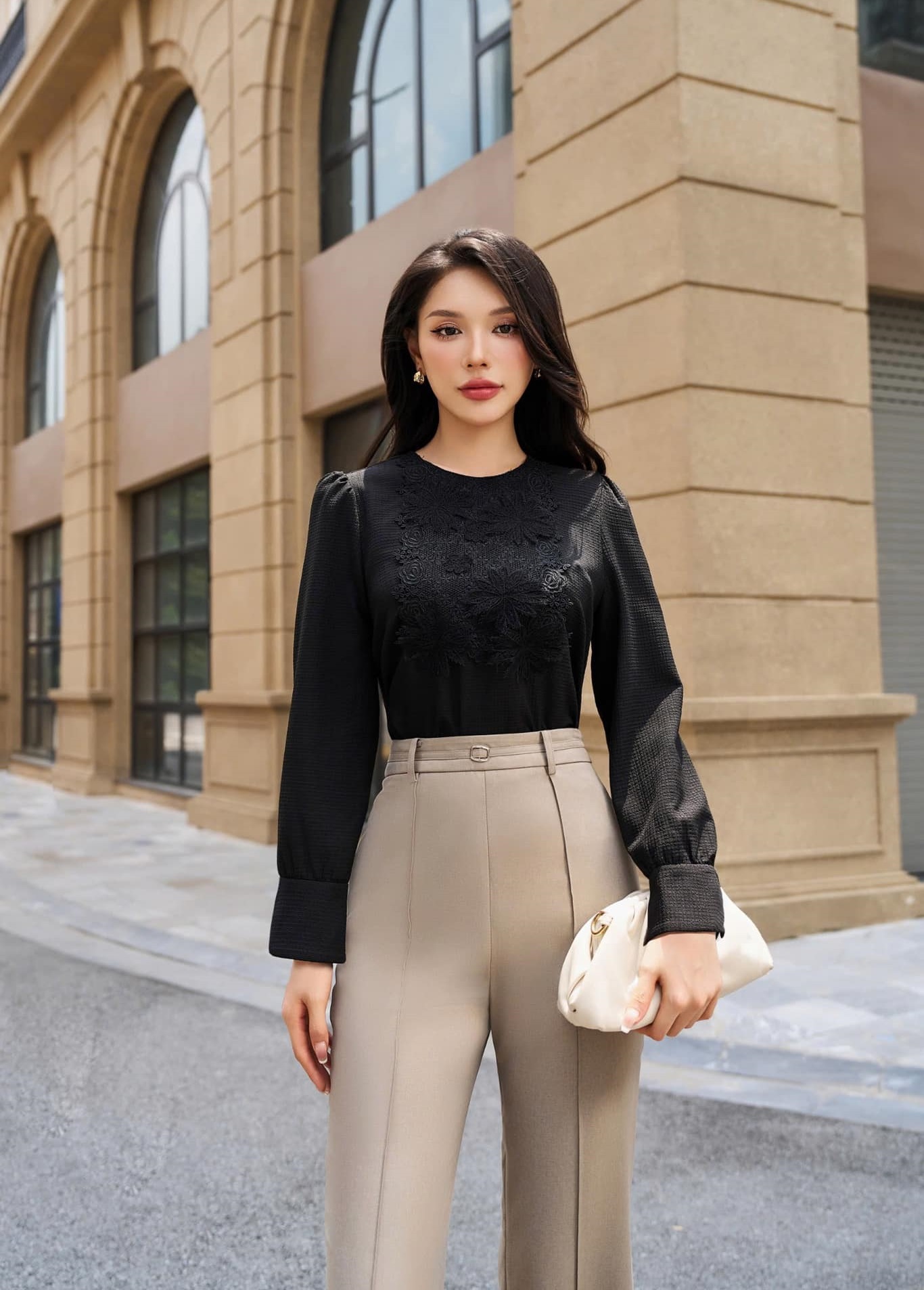 Προτεινόμενοι συνδυασμοί με παντελόνια για μεγιστοποίηση του σχήματος του σώματος - Φωτογραφία 4. Gợi ý những bản phối với quần âu giúp tôn dáng tối đa- Ảnh 4.