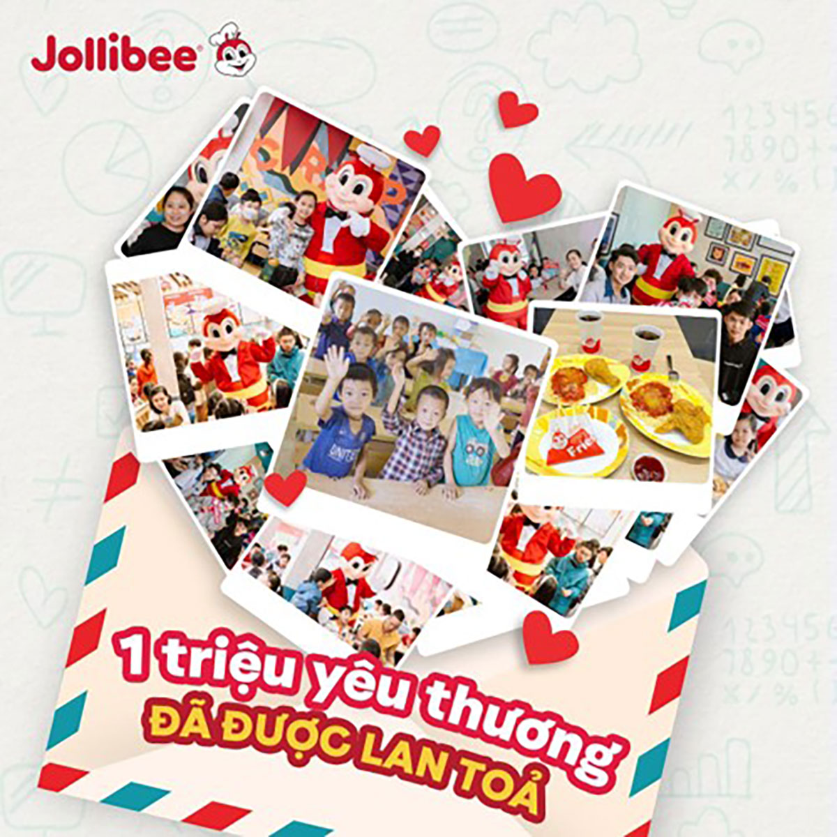 'Triệu Yêu Thương, Tiếp Bước Em Đến Trường': Jollibee Việt Nam lan tỏa 1 triệu yêu thương- Ảnh 1. 'Triệu Yêu Thương, Tiếp Bước Em Đến Trường': Jollibee Việt Nam lan tỏa 1 triệu yêu thương- Ảnh 1.