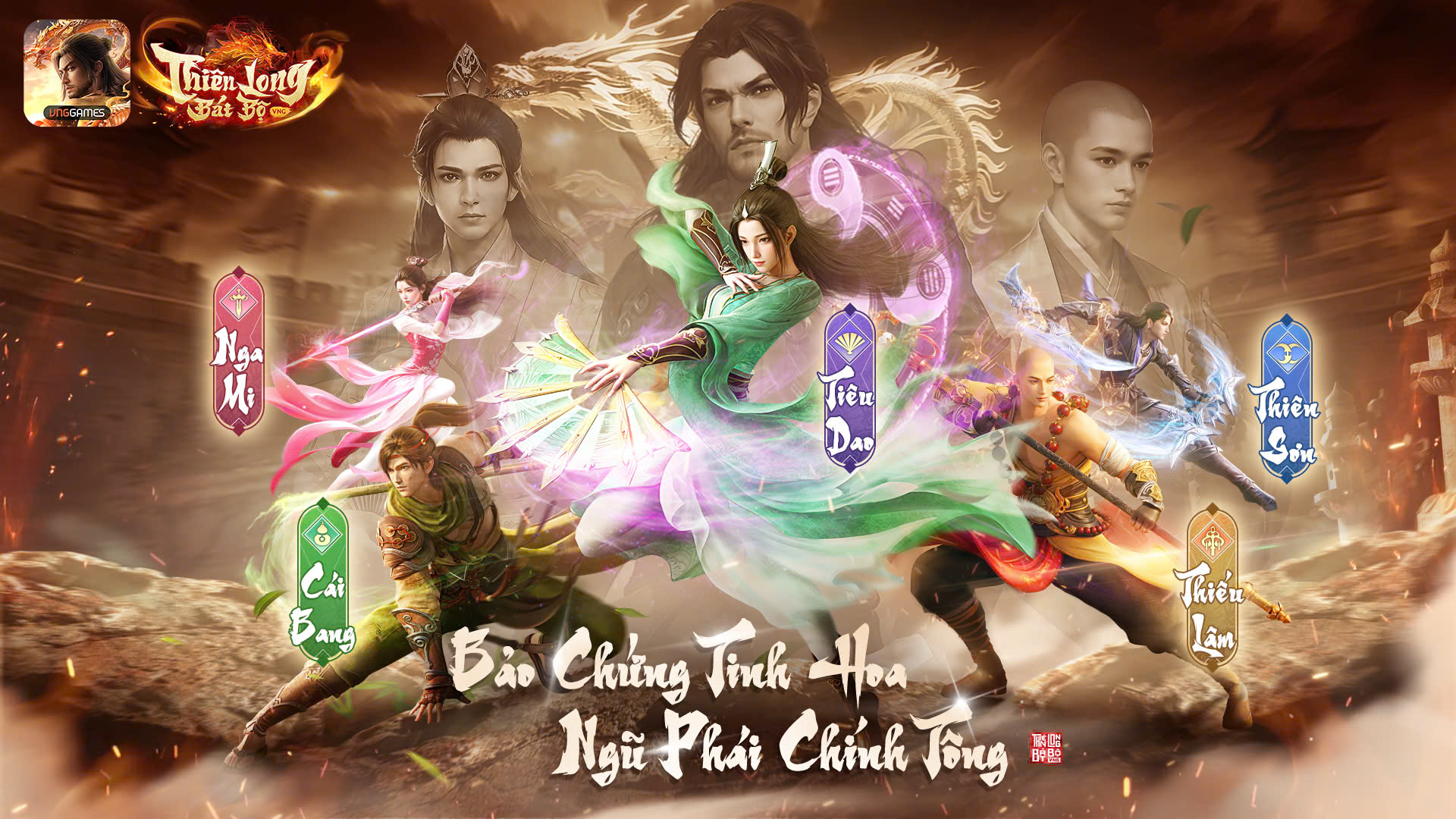 Thien Long Bat Bo resmi dirilis oleh VNGGames - Foto 1. Thiên Long Bát Bộ chính thức được VNGGames phát hành- Ảnh 1.