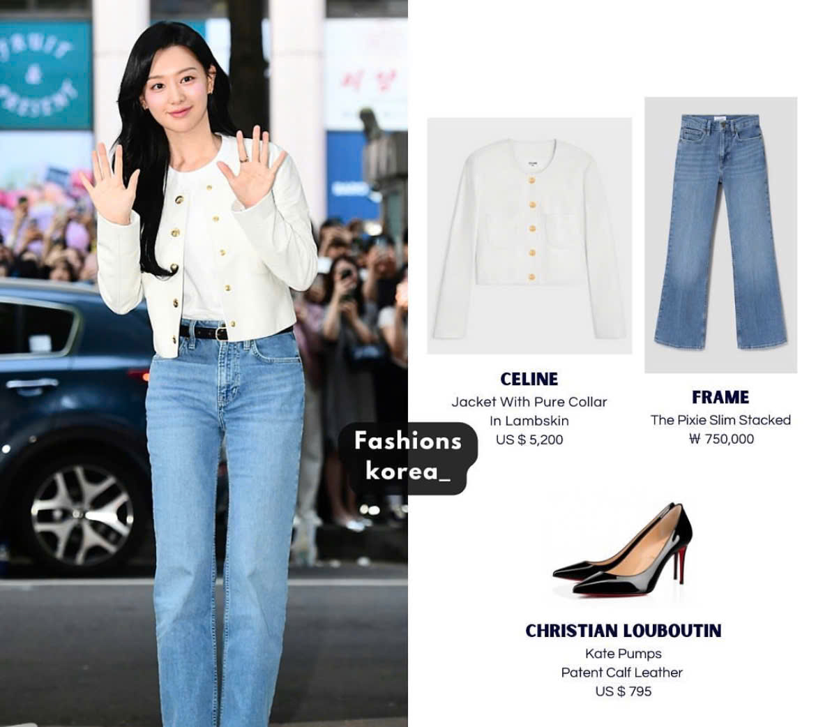 Use roupas brancas tão lindamente quanto Kim Ji Won - Foto 1. Diện đồ tông trắng đẹp bất bại như Kim Ji Won- Ảnh 1.