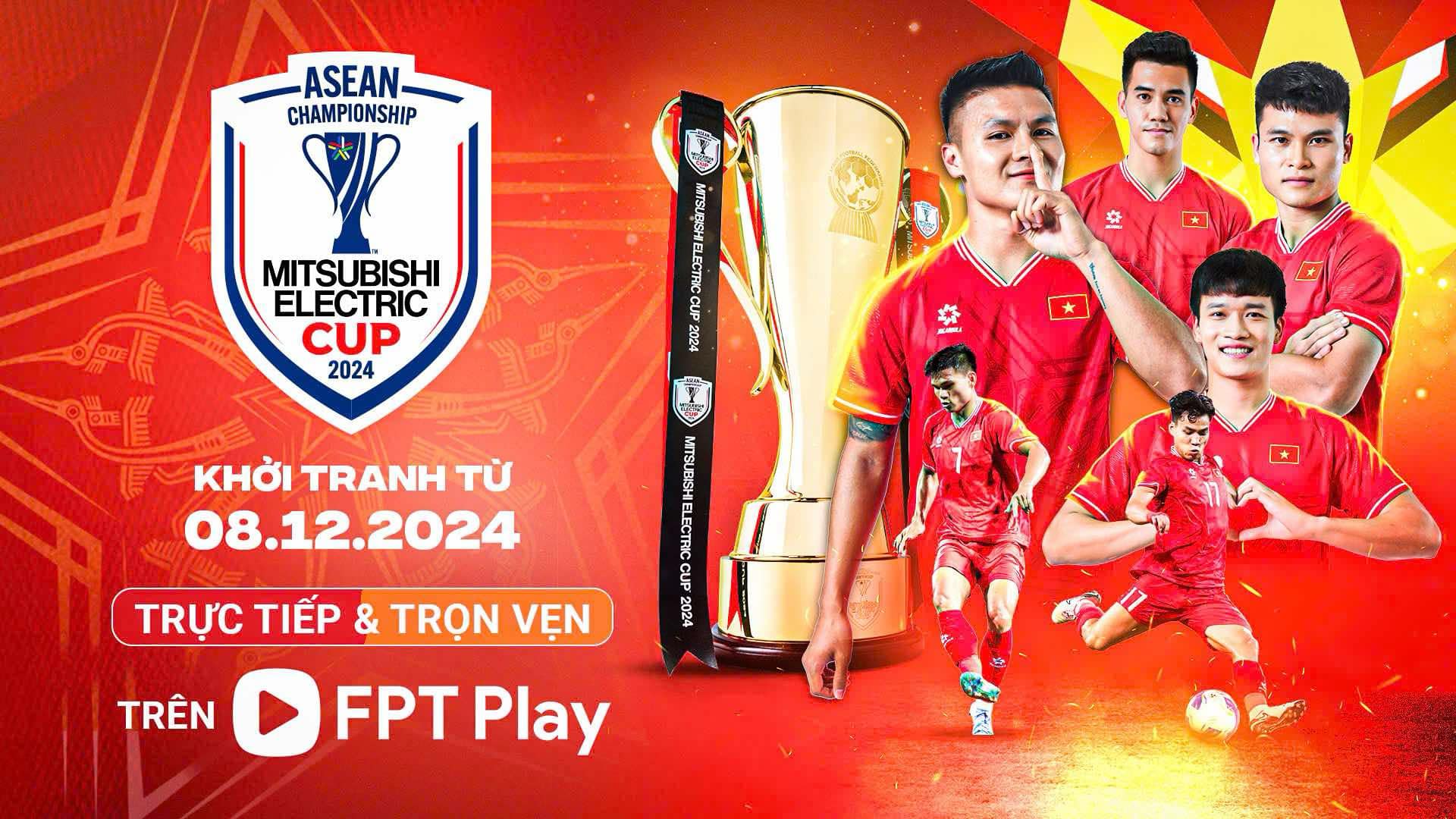 Xem đội tuyển Việt Nam và Thái Lan đấu AFF Cup 2024 trên kênh nào?- Ảnh 1.