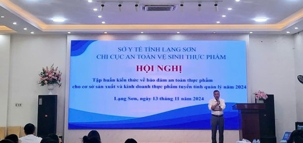 Tập huấn kiến thức bảo đảm ATTP cho cơ sở sản xuất, kinh doanh thực phẩm