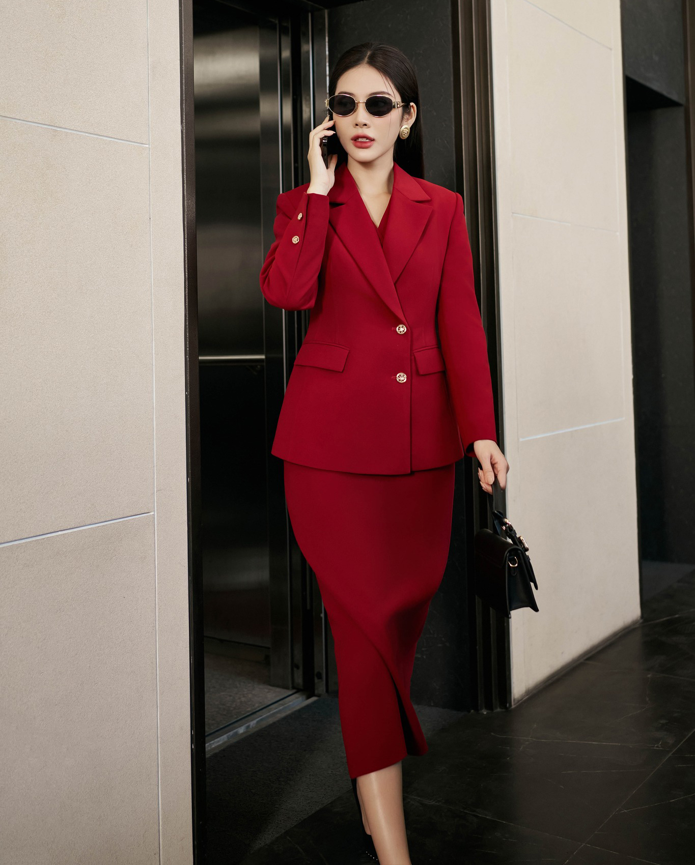 Upgrade your winter style with a matching set - Photo 3. Nâng tầm phong cách mùa đông với set đồng bộ- Ảnh 3.