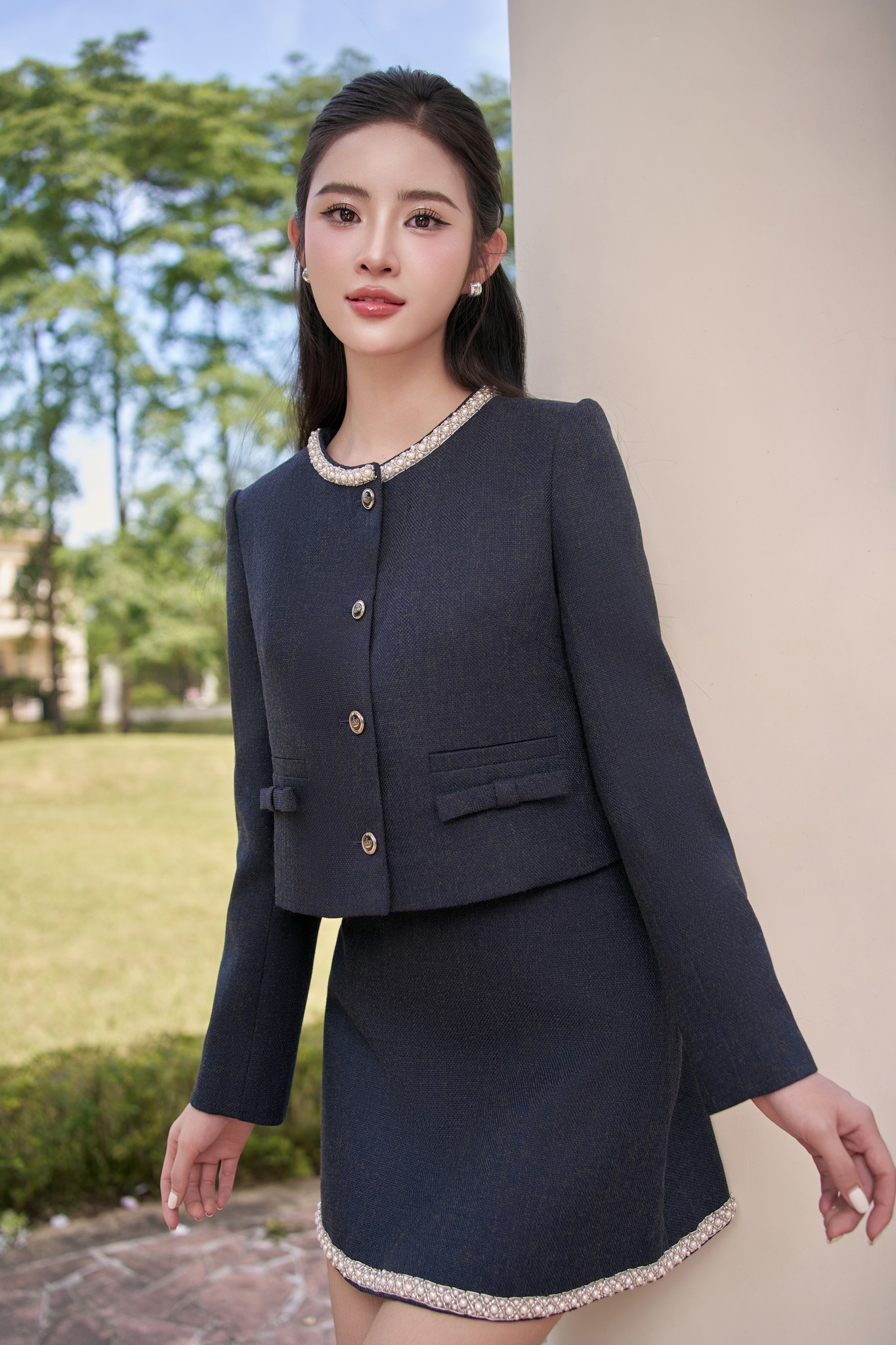 Upgrade your winter style with a matching set - Photo 8. Nâng tầm phong cách mùa đông với set đồng bộ- Ảnh 8.