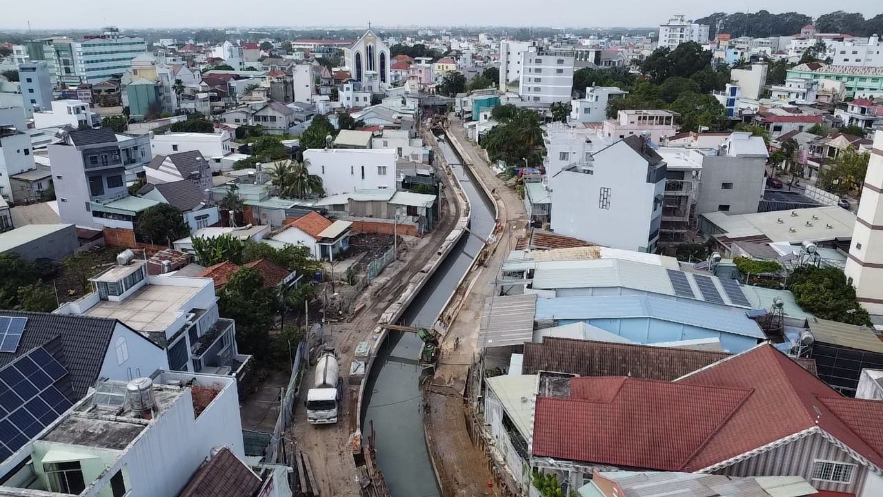 Công trình chống ngập ngã ba Cống Bình Dương chậm tiến độ vì vướng... 1 hộ dân- Ảnh 5.