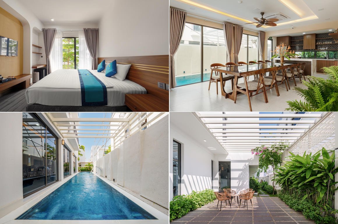 Trải nghiệm nghỉ dưỡng an yên tại chuỗi biệt thự biển Vlasta - Sầm Sơn- Ảnh 4. Các biệt thự biển đã được chủ nhà hoàn thiện và vận hành đón khách