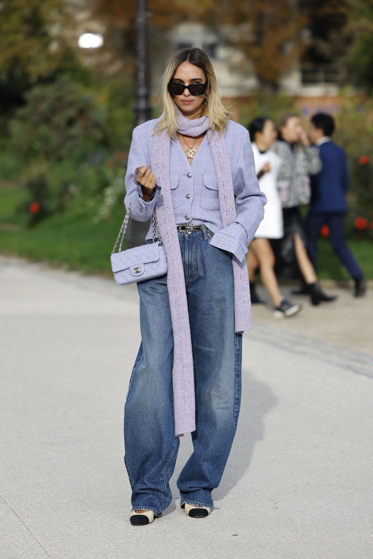 La moda de otoño e invierno de las It Girls revoluciona las calles - Foto 7. Thời trang mùa thu đông từ các It Girl khuấy động đường phố- Ảnh 7.