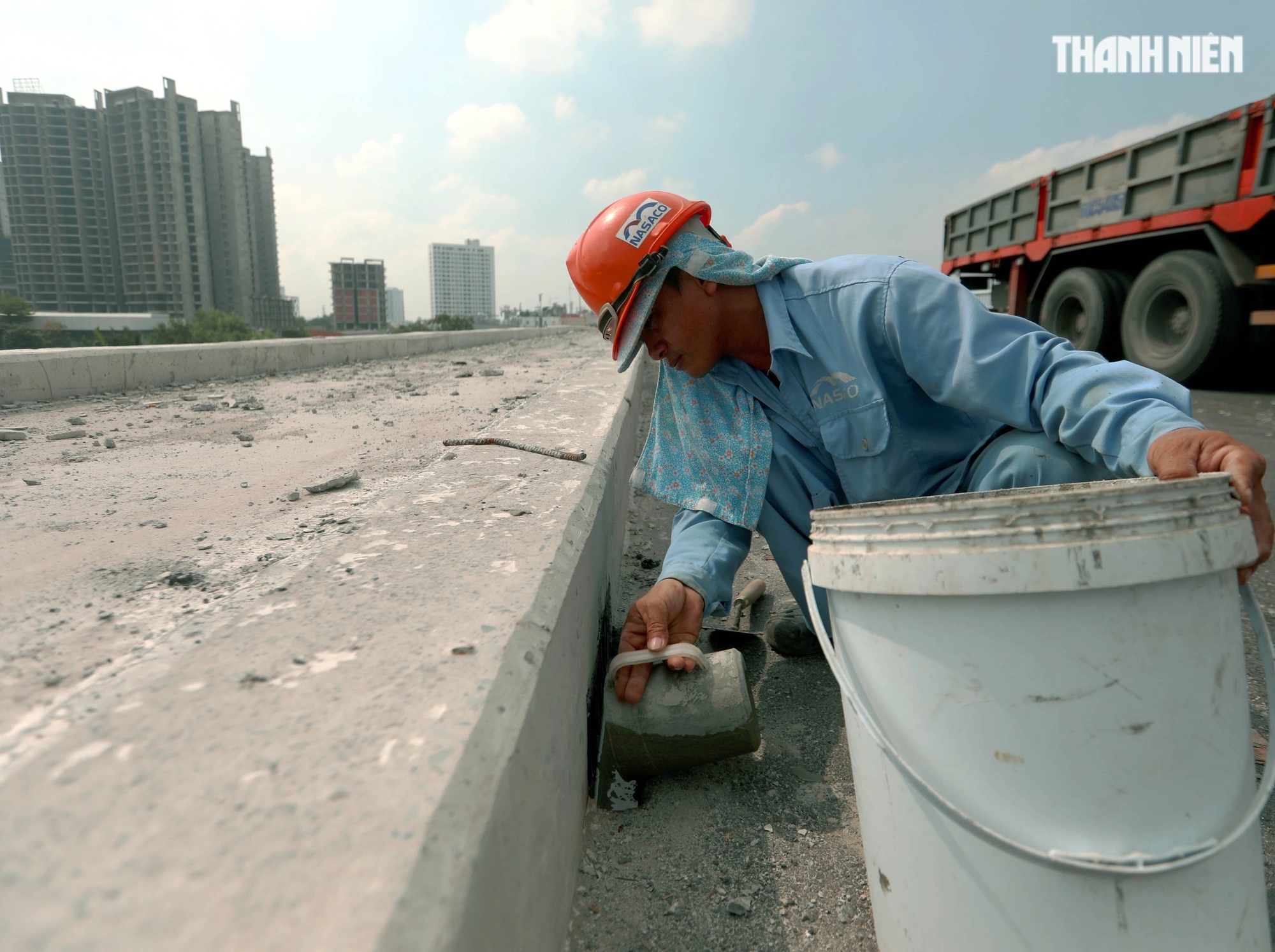 Cầu 500 tỉ đồng 'giải cứu' giao thông khu Nam TP.HCM sắp thông xe- Ảnh 8.