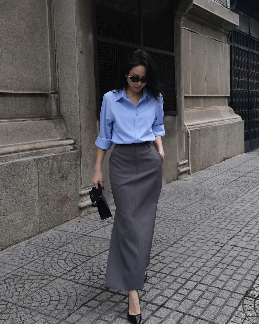 Ấm áp và thanh lịch cho mùa lạnh với chân váy dài- Ảnh 7. Ấm áp và thanh lịch cho mùa lạnh với chân váy dài- Ảnh 7.