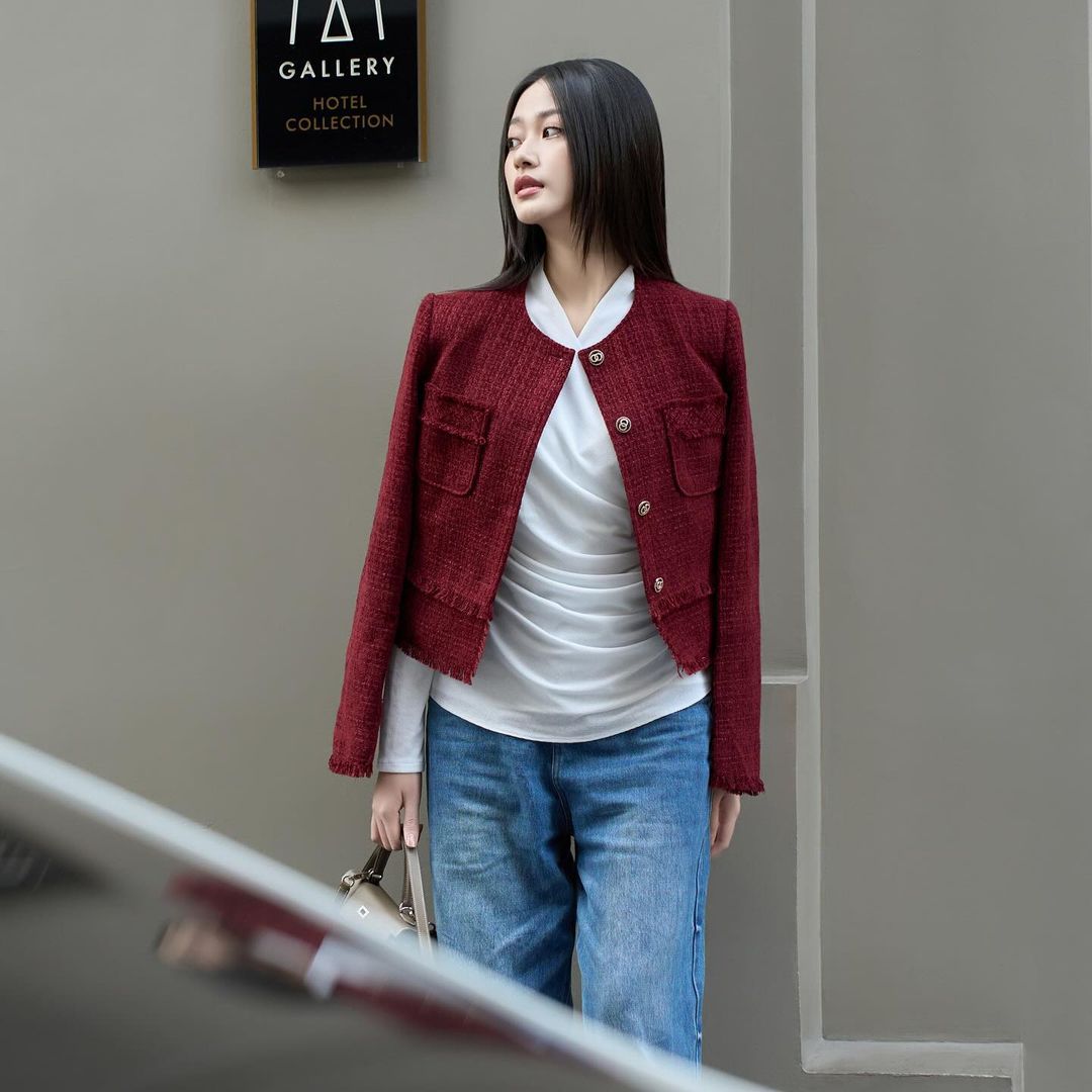 Áo dạ tweed 'cực phẩm' mùa lạnh là đây- Ảnh 8. Áo dạ tweed 'cực phẩm' mùa lạnh là đây- Ảnh 8.