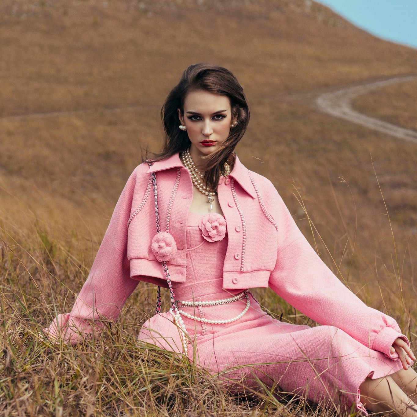 Sladěný outfit, vrchol zimního stylu - Foto 2. Set đồ đồng bộ, điểm nhấn cho phong cách mùa đông- Ảnh 2.